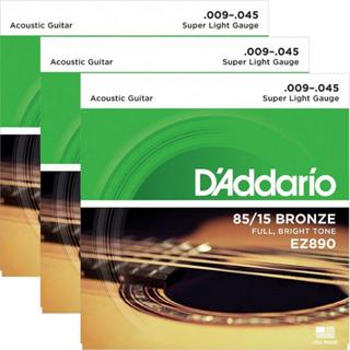 Encordoamento Para Violão Daddario Aço 09 Ez890