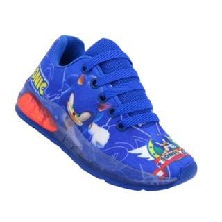 Tênis Led Infantil Masculino Personagem Sonic Royal Menino em Oferta na Shopee