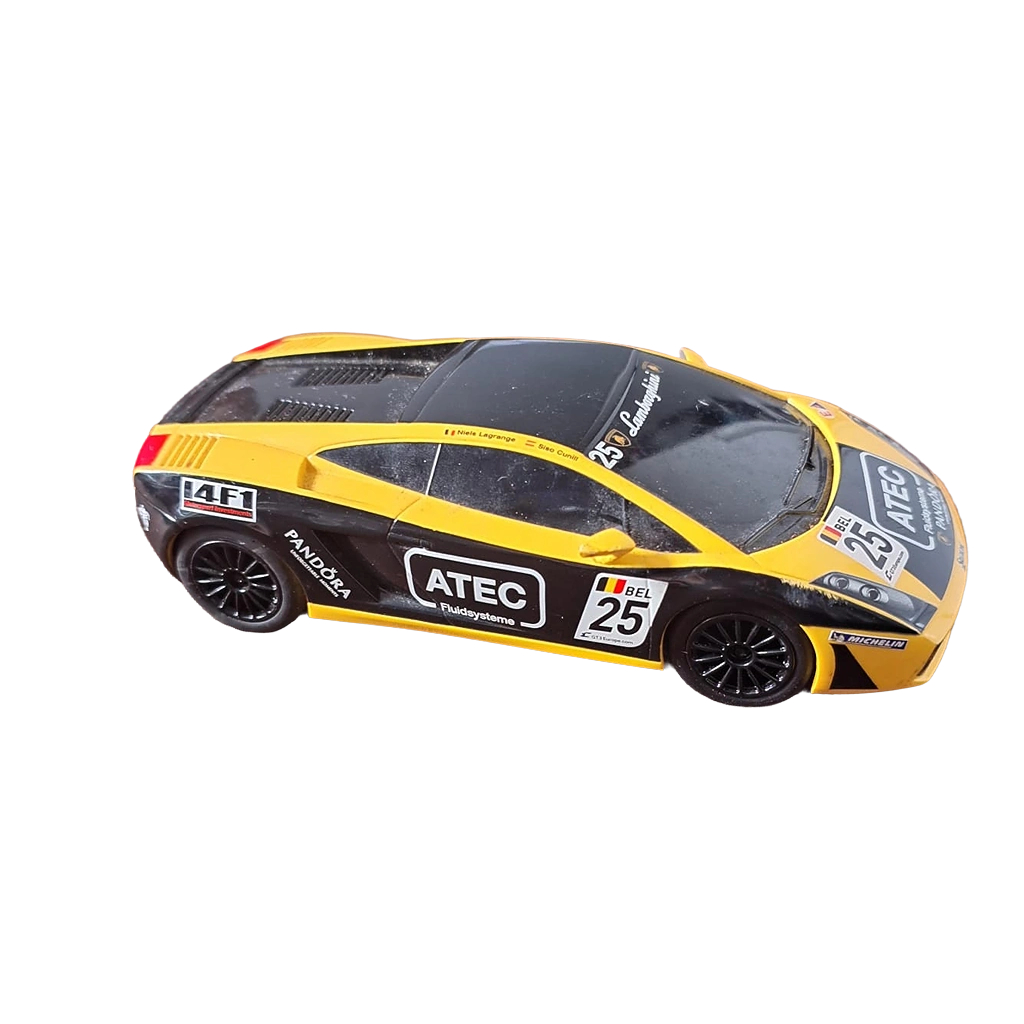 Carrinho Carro Lamborghini gallardo gt3 para autorama