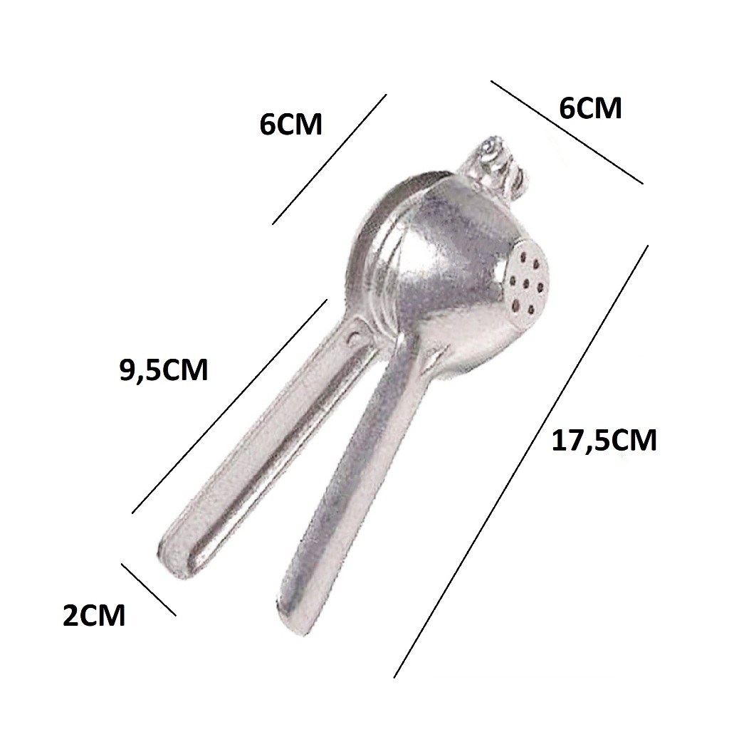 Espremedor de Limão 17.5cm Cozinha Prático Agilidade Facilidade Espremedores Kit com 1 ou 1 Peça