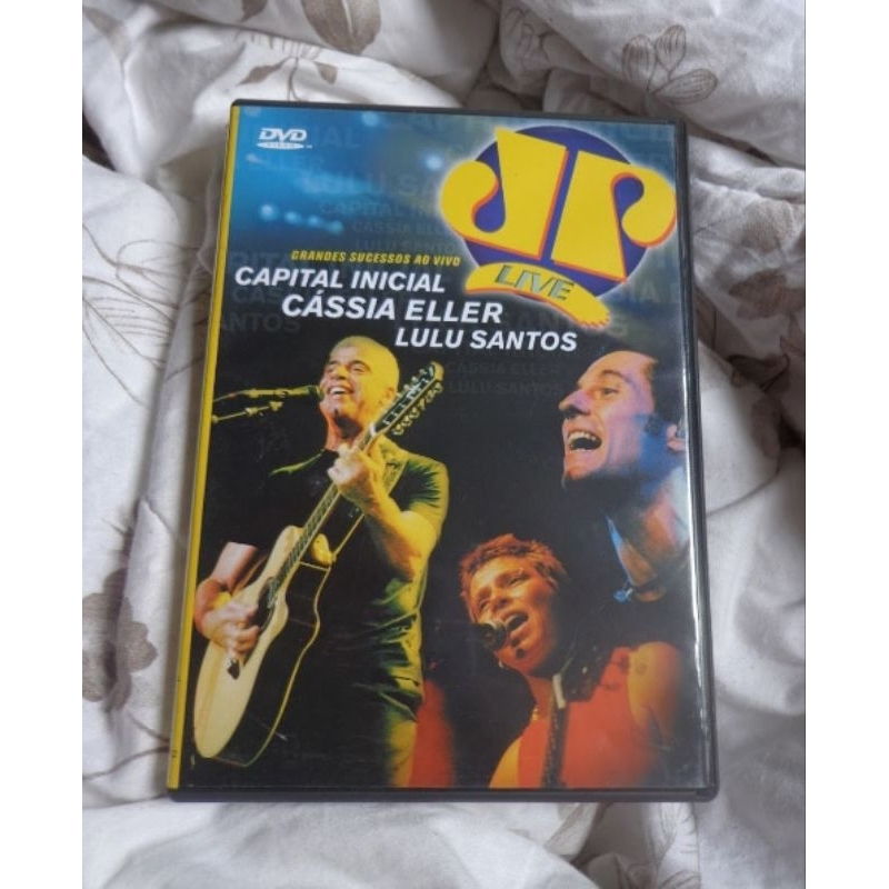 jovem pan live grandes sucessos ao vivo capital inicial cássia Eller Lulu Santos dvd usado