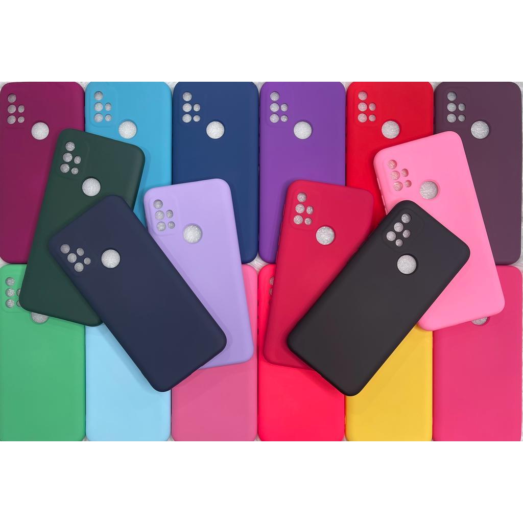 Capa Capinha Para Motorola G10 G20 G30 Silicone Aveludado Película Case em Oferta na Shopee