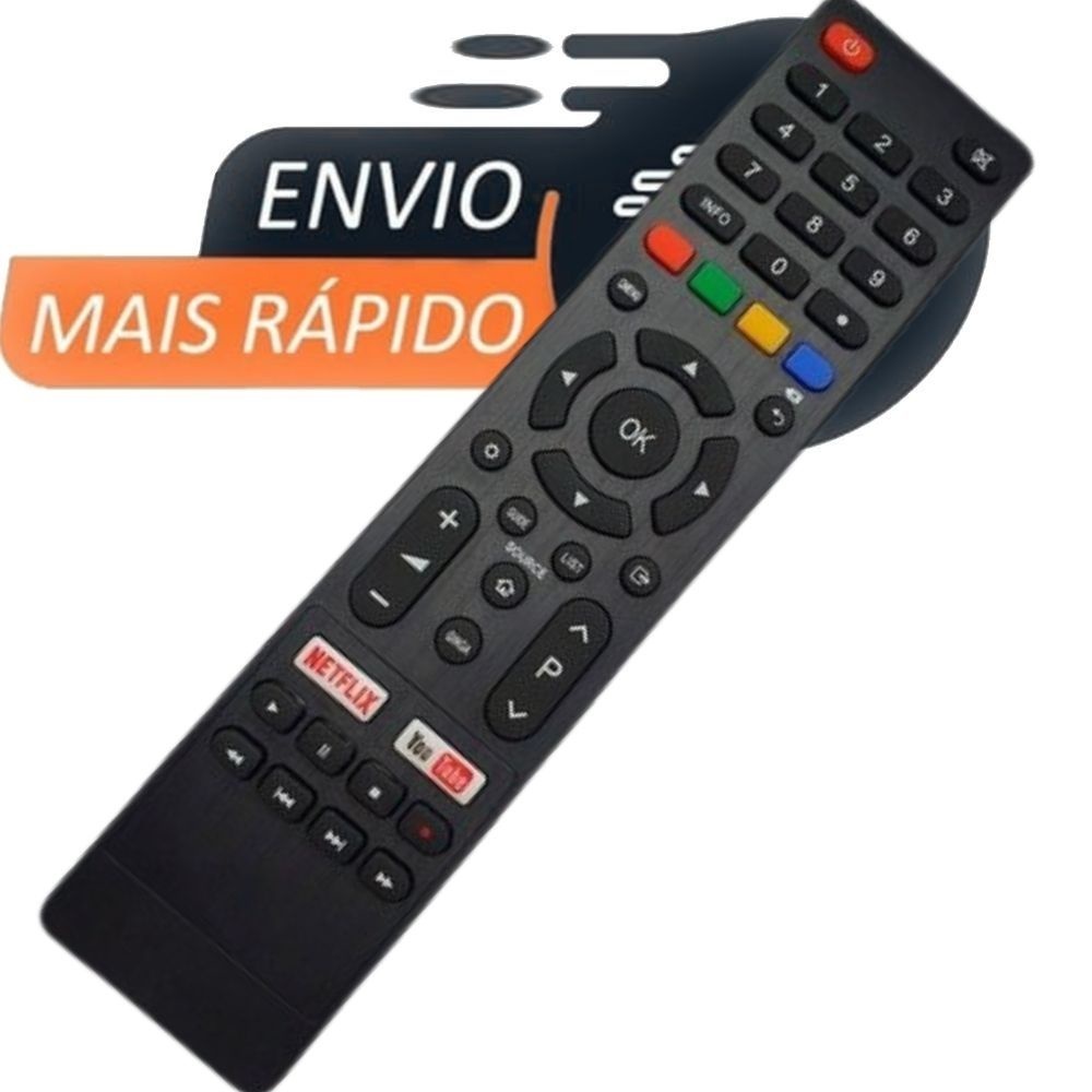 Controle Para Tv Britania Smart C/youtube E Netflix