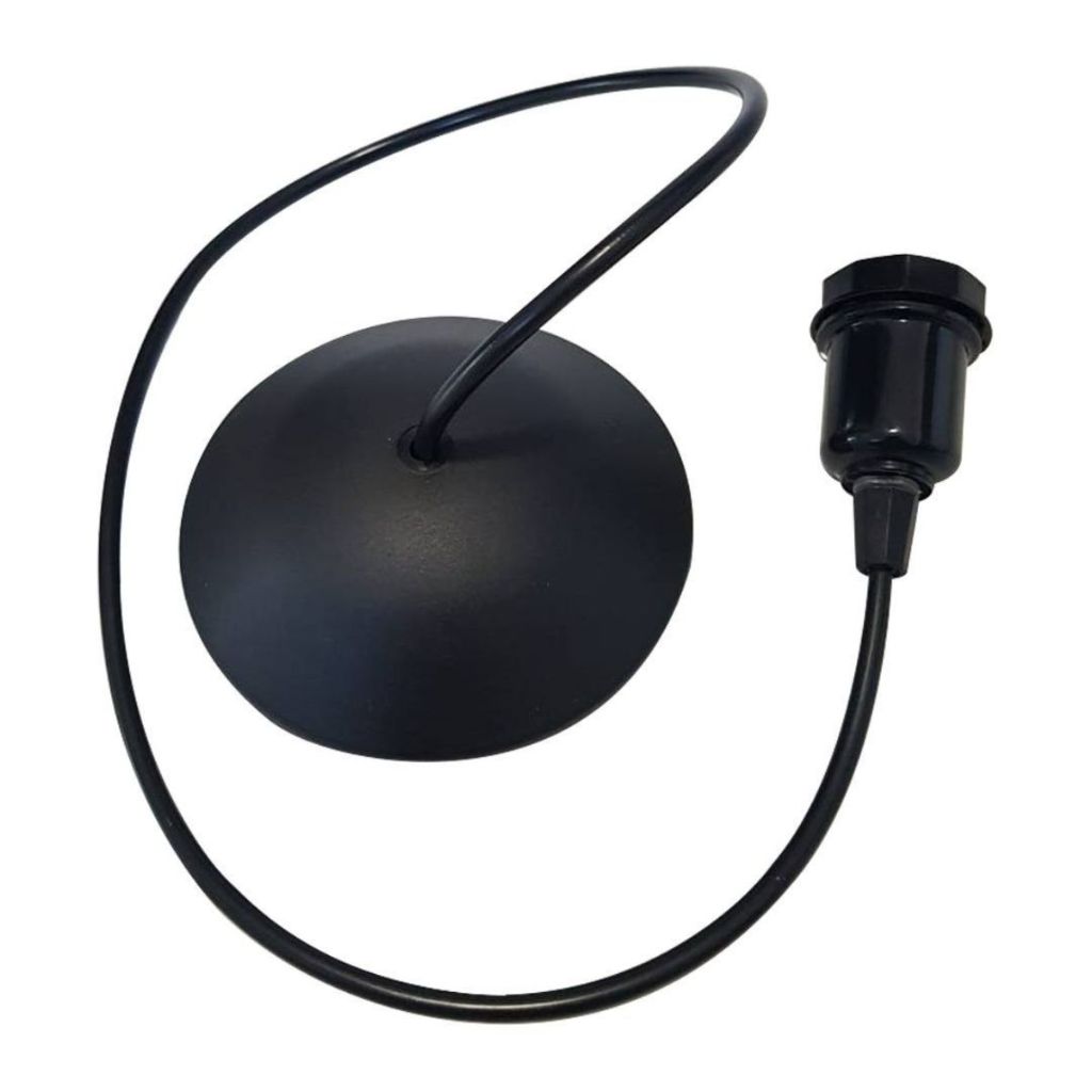 1 Fio De 1 Metro Com Canopla 12cm de Circunferência Instalação Lustre