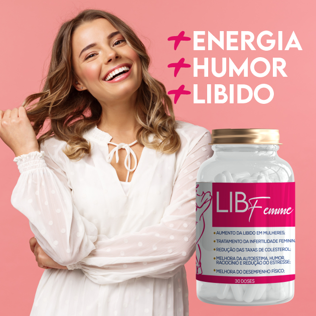 Energia e Disposição Libido Feminino 60 Cápsulas - LibFemme