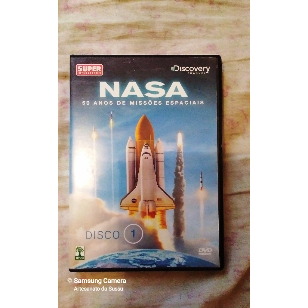 DVD documentário Nasa 50 anos de missões espaciais volume 1