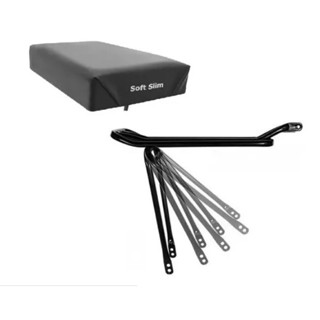 Bagageiro Garupa Com assento de Almofada para Bicicleta Bike Aro 24 E 26 super confortavel