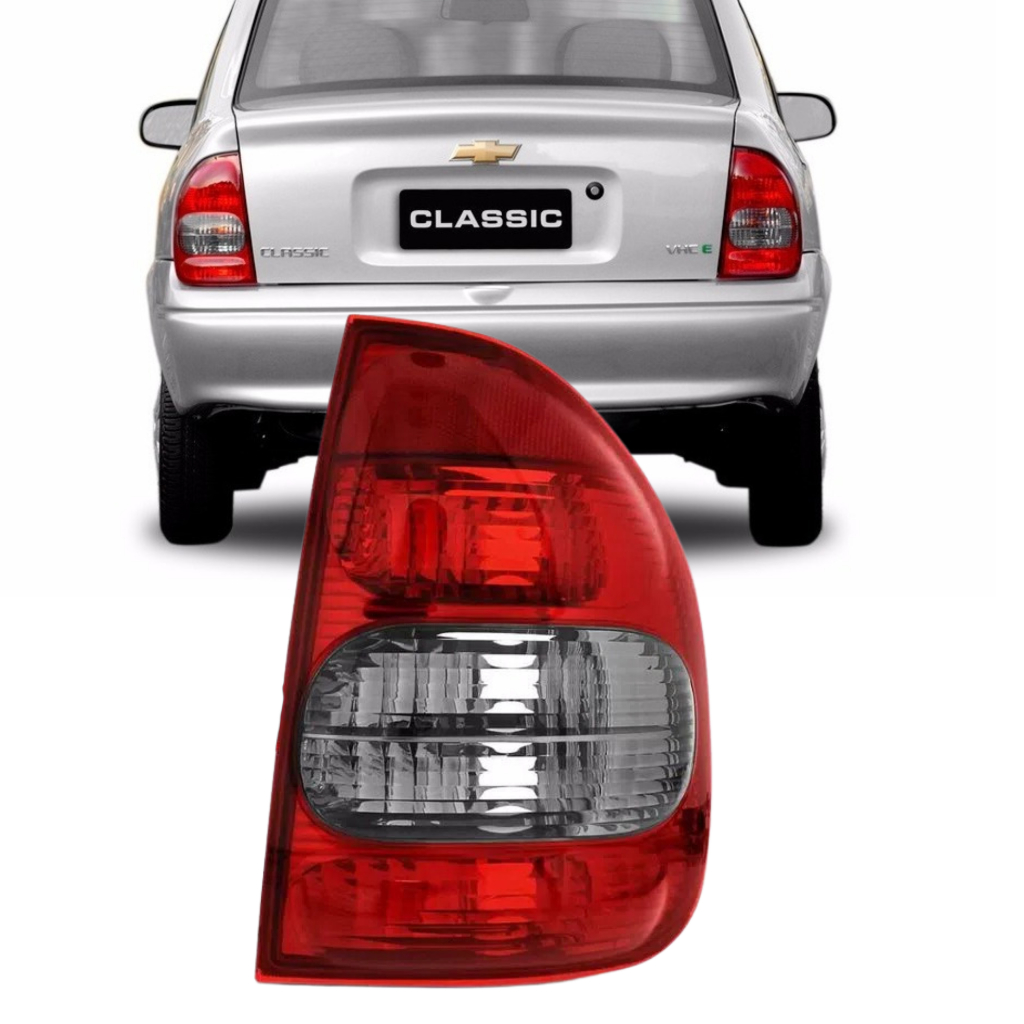Lanterna Traseira Corsa Sedan e Classic 2003 2004 2005 2006 2007 2008 2009 2010 Fumê LADO DIREITO