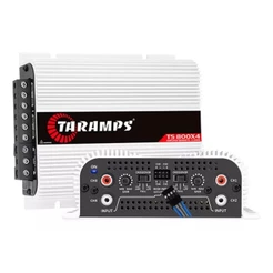 Modulo Taramps Amplificador Som 800w 4 Canais 2 Ohms Ts800x4 Cor Branco