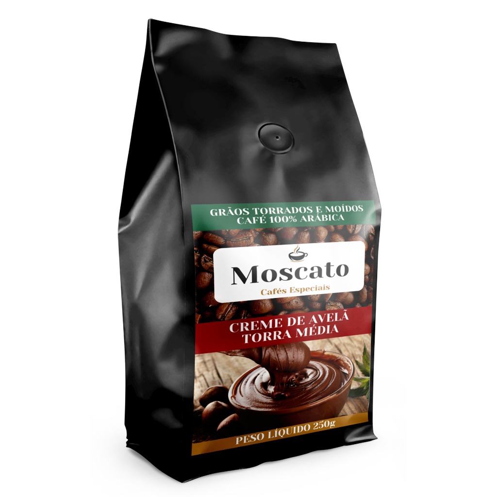 Café em Pó Arábica Gourmet Aroma Creme de Avelã 250g em Oferta na Shopee