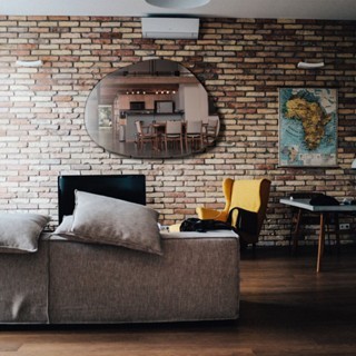 Espelho Decorativo Orgânico 80x60cm Para Sala Lavabo Escritório - Casa Domo em Oferta na Shopee