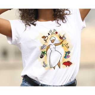 CAMISETA BRANCA UMBANDA/CANDOMBLE ESTAMPAS