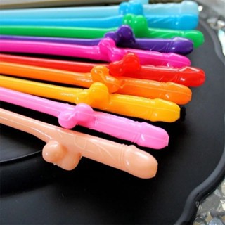 20 Canudos Penis Pinto Despedida de Solteiro - Dicky Coloridos