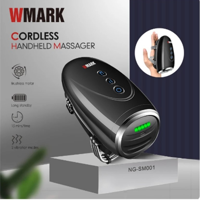 Novo! Wmark NG-SM001 Barbeiro Massageador Portátil , Uso  Sem Fio , 2600mah