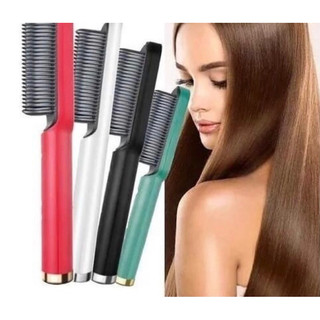 Escova Alisadora - Alisa, Seca, Hidrata, Modela e Anti-Frizz 5 em 1