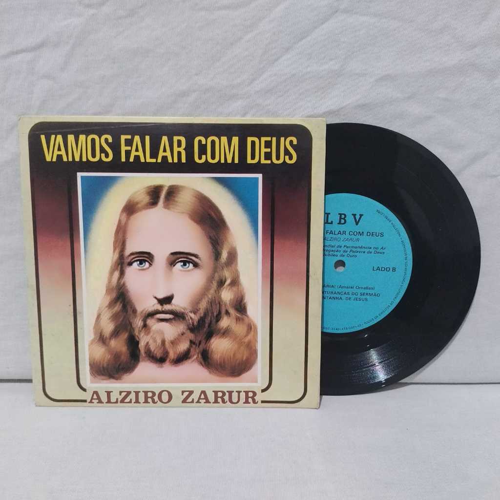 Vinil Compacto - Alziro Zarur - Vamos Falar Com Deus