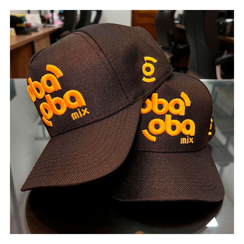 Boné com Tela [Preto] Marca Oba Oba Mix Modelo BN-OOM