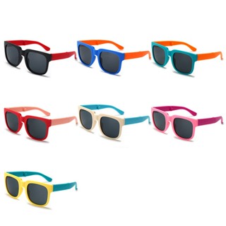 Óculos De Sol Para Crianças Dobráveis Polarizados Proteção UV Meninos Meninas Moda Fofa Bebês Presente De Aniversário