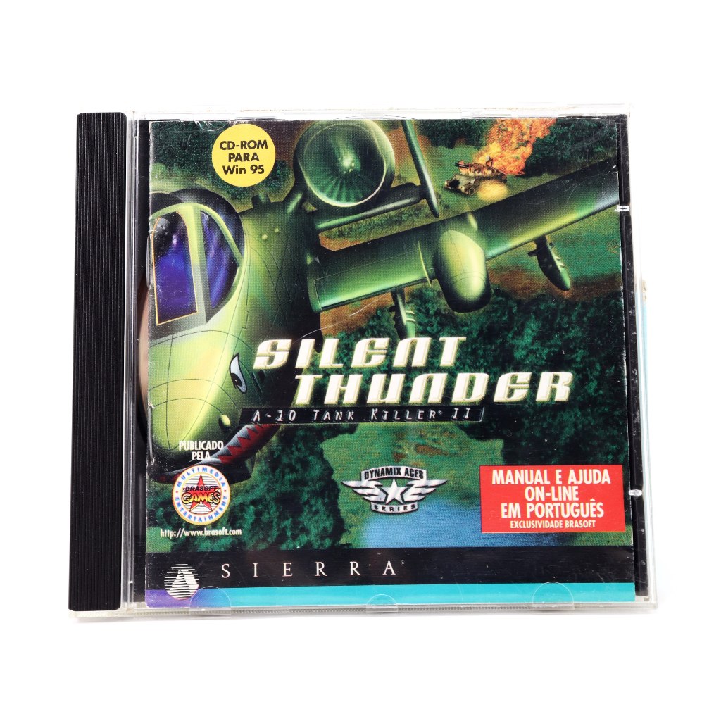 Silent Thunder: A-10 Tank Killer 2 Sierra Jogo Original Para Computador CD-Rom