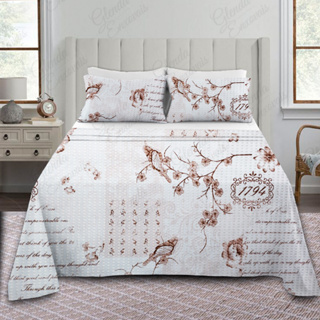 Cobre Leito Piquet Algodão - Ingrid CI - King / Queen / Casal-Padrão em Oferta na Shopee