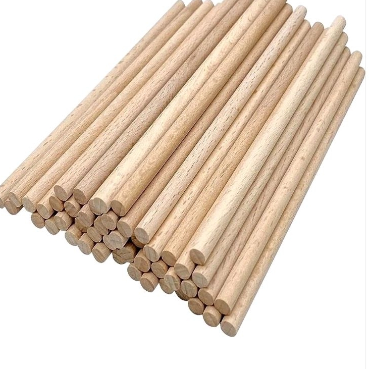 Vareta de madeira 40cm  10mm artesanato banner  bandeiras flamula  10 unidades em Oferta na Shopee