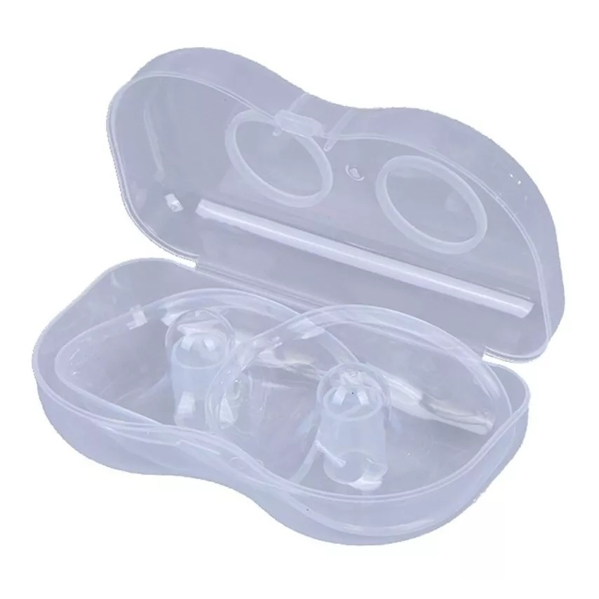 Kit 02 Protetor Silicone Mamilo Bico Seio Peito Amamentação