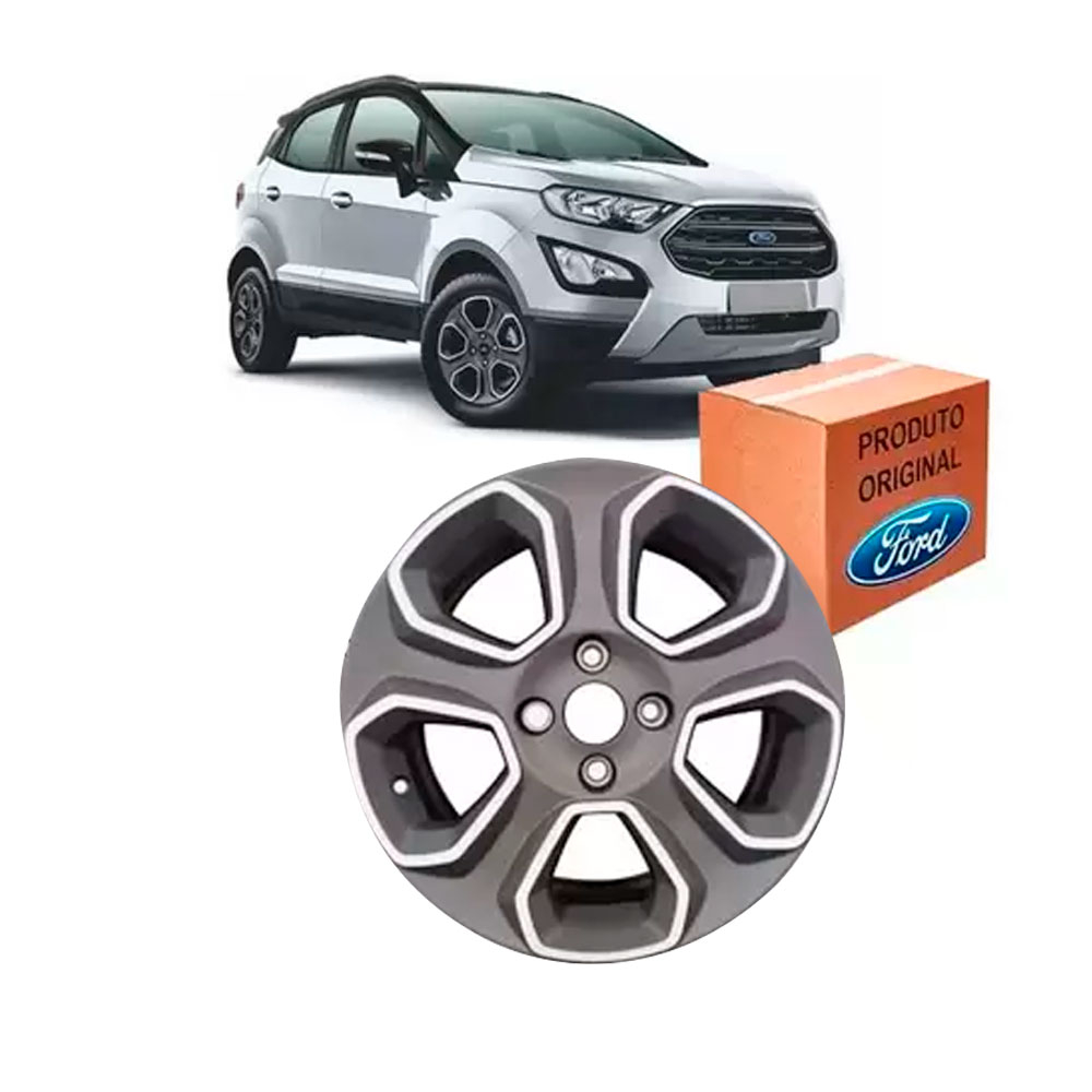 RODA LIGA LEVE ARO 16 CINZA ORIGINAL ECOSPORT 2012 A 2021 1007C1B30 em Oferta na Shopee