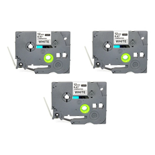 Kit 3 Fitas Compatível Tze 231 Branca 12mm Brother Pt-d210 Ptd210 em Oferta na Shopee