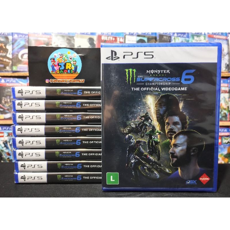 Jogo Monster Energy Supercross 6 Ps 5 Lacrado Mídia Física - Envio Rápido
