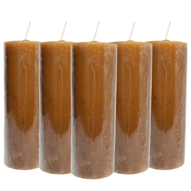 Vela Votiva de 7 Dias Marrom 250gr - 12 Unidades em Oferta na Shopee