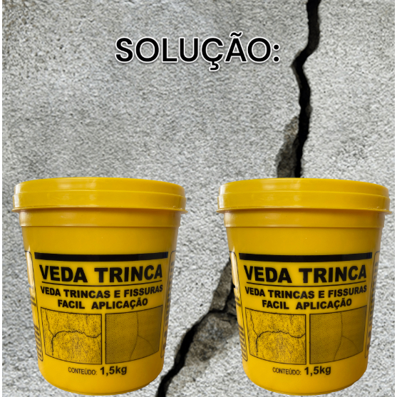 Veda Trinca Multimassa Selante De Trincas 1 Unidade 1,5kg