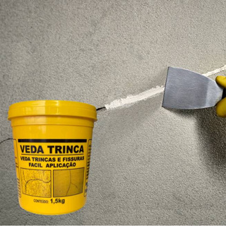 Veda Trinca Massa Acrilica Vedar Trincas Rachaduras De Parede Selante Para Rachaduras Spartex 1,5kg em Oferta na Shopee