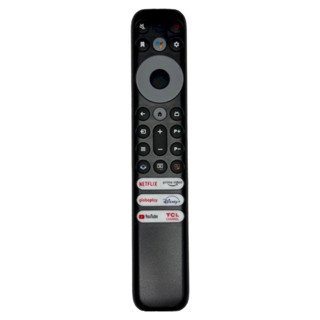 Controle Remoto TV TCL Smart com teclas Netflix / Primevideo / Youtube / Disney / GloboPlay RC902V FMR2 Sem comando de voz