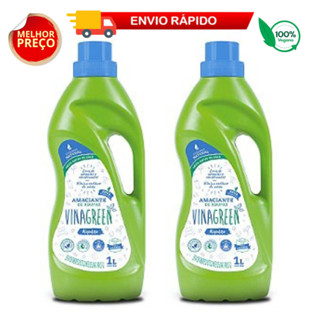 KIT 2 Amaciante de Roupas Algodão 1 Litro - Vinagreen