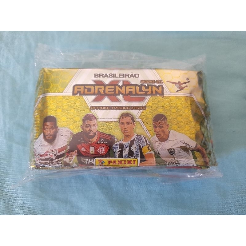 100 envelopes lacrados cards Adrenalyn Brasileirão 2021