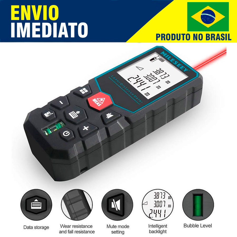 Trena Laser Digital De Alta Precisão Profissional X5 40m