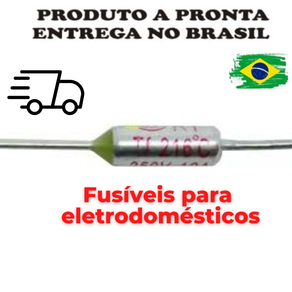 Fusivel Termico 216° C Graus (fusivel para cafeteiras e eletrodomesticos ler anúncio)