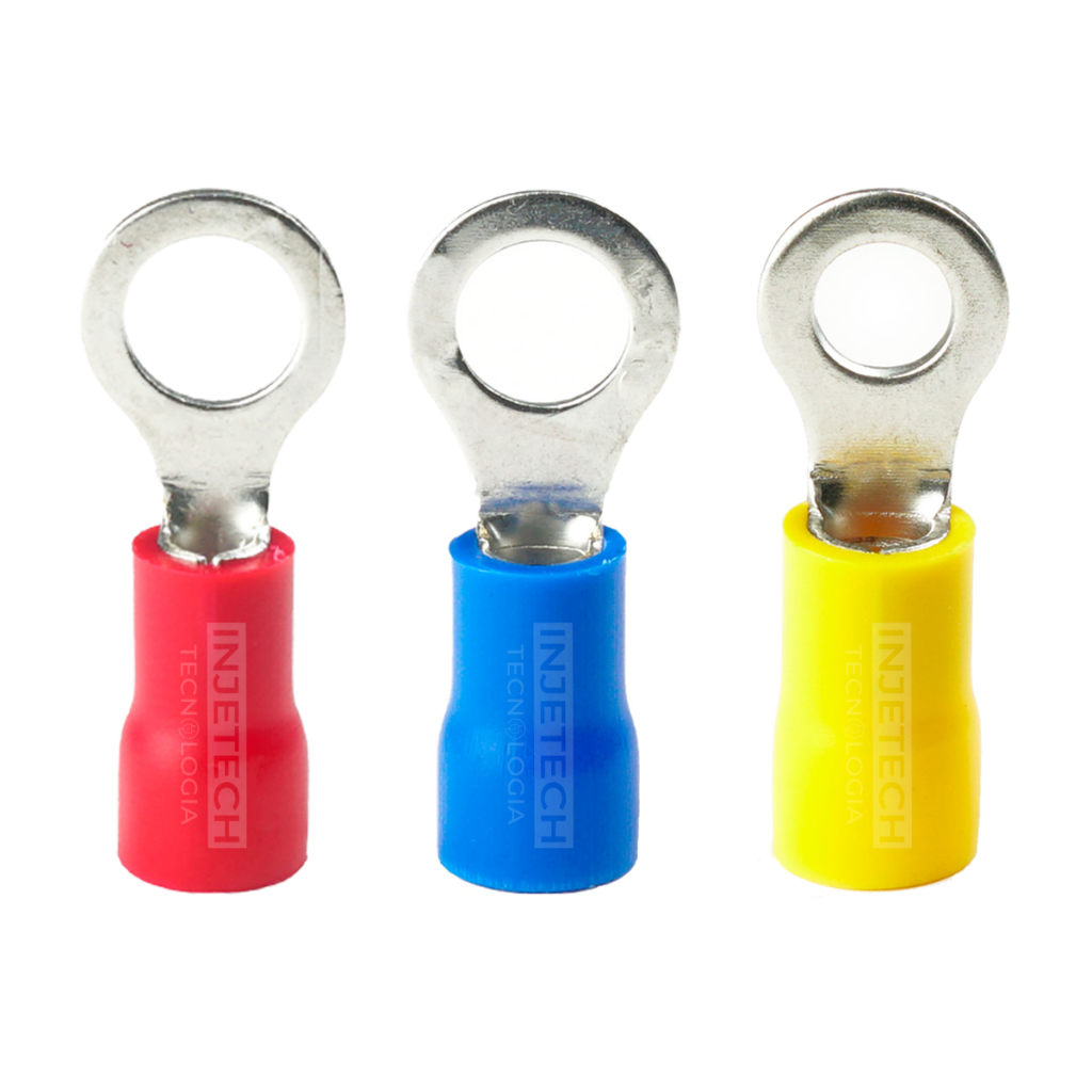 Terminais Tipo Olhal Pré Isolado 1,5 A 6,0mm ( 60pçs ) em Oferta na Shopee