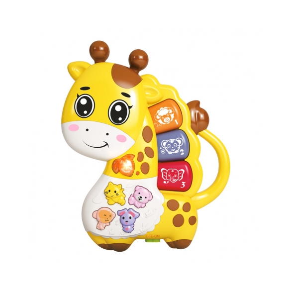 Brinquedo Educativo Musical Baby Girafa - Sapico FGP035 em Oferta na Shopee