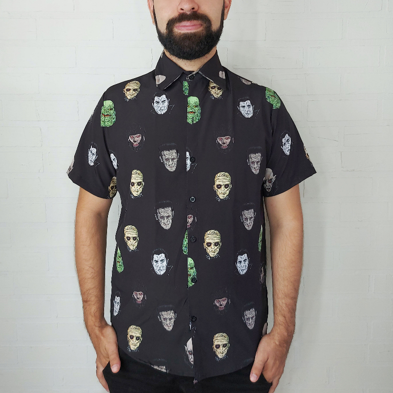 Camisa Terror Clássicos Vintage Movies Halloween Unissex