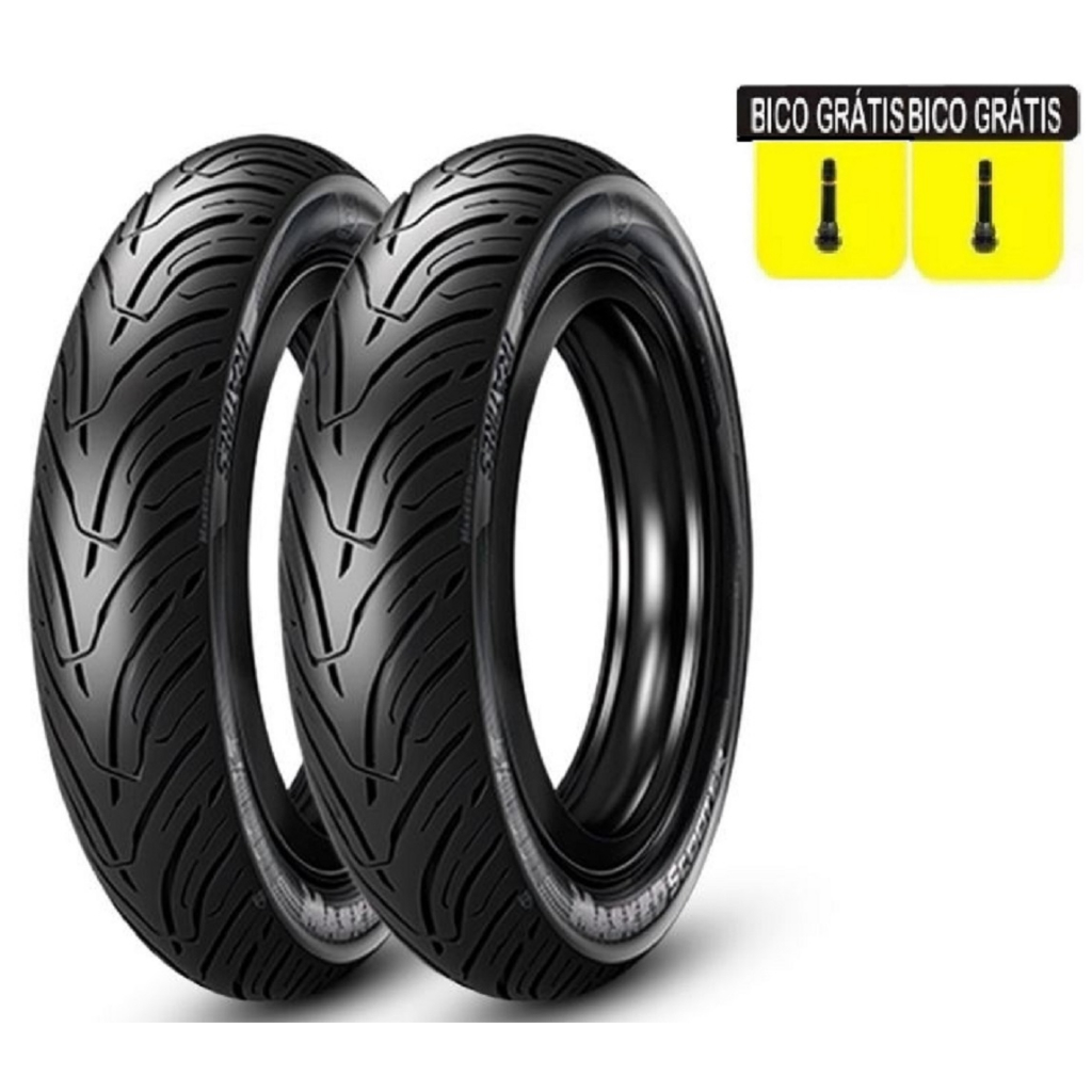 Par de Pneus Uso Sem Câmara Pcx 150 Traseiro 100/90-14 E Dianteiro 90/90-14 Ira Masked em Oferta na Shopee