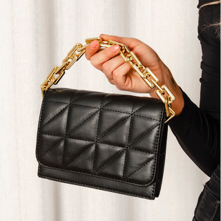 Bolsa feminina Média para Festa com Alça Transversal Casual de Luxo