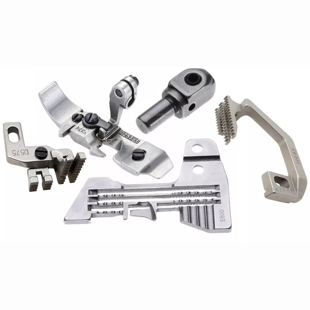 Calcador Chapa De Agulha Dente Bitola Overlock Industrial