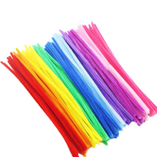 Haste de chenille 30cm 100 Unidades limpador cachimbo