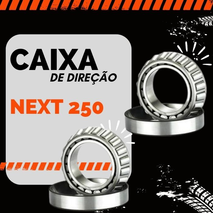 Caixa De Direção Rolamento Conico Modelo Moto Dafra Next 250