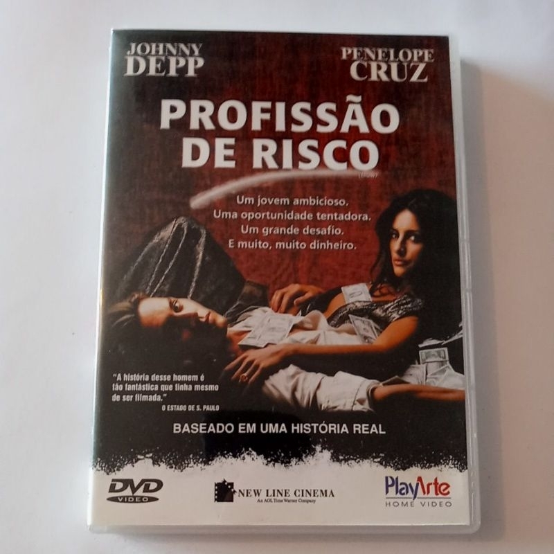 DVD PROFISSAO DE RISCO / JOHNNY DEPP
