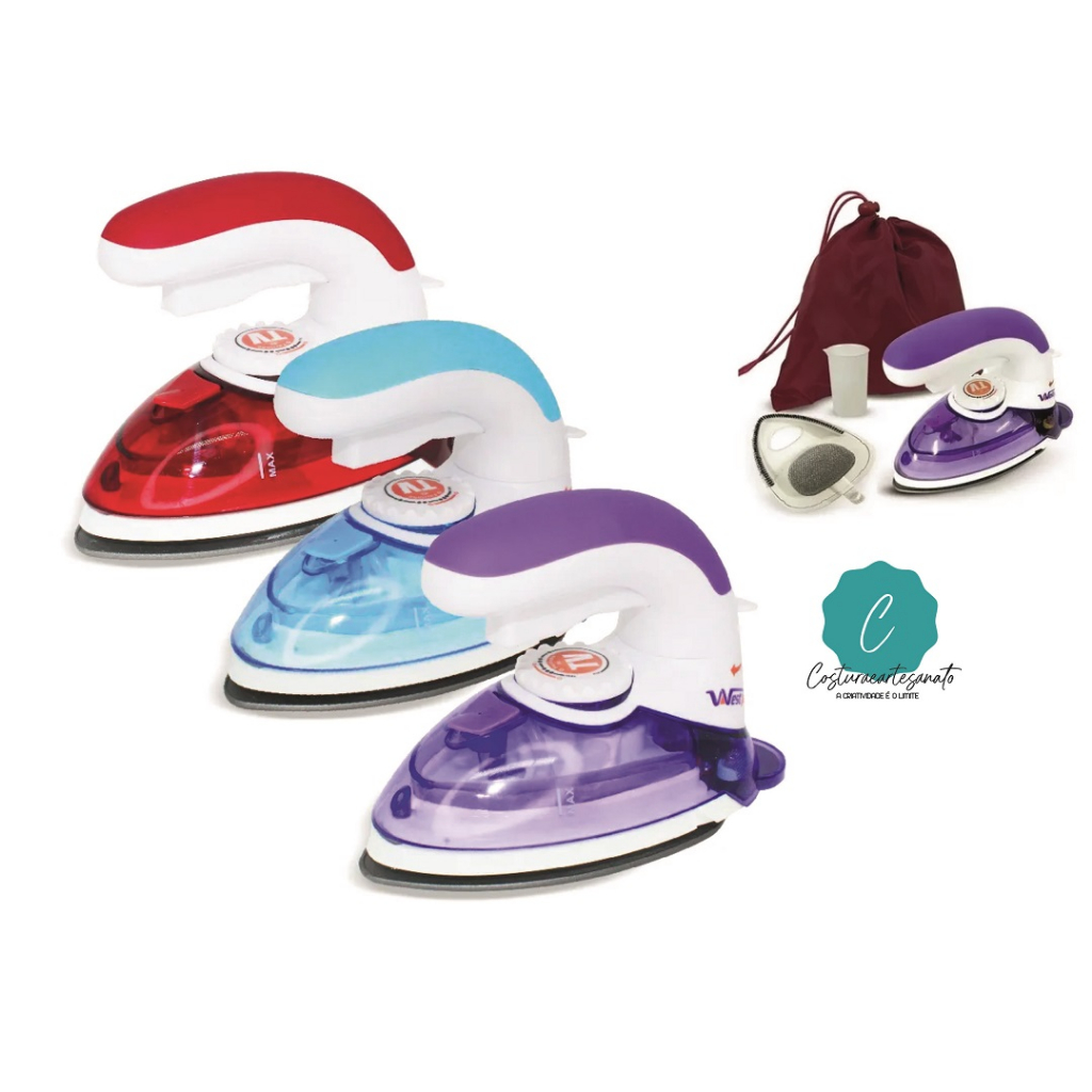 Mini Ferro de Viagem Patchwork Westpress