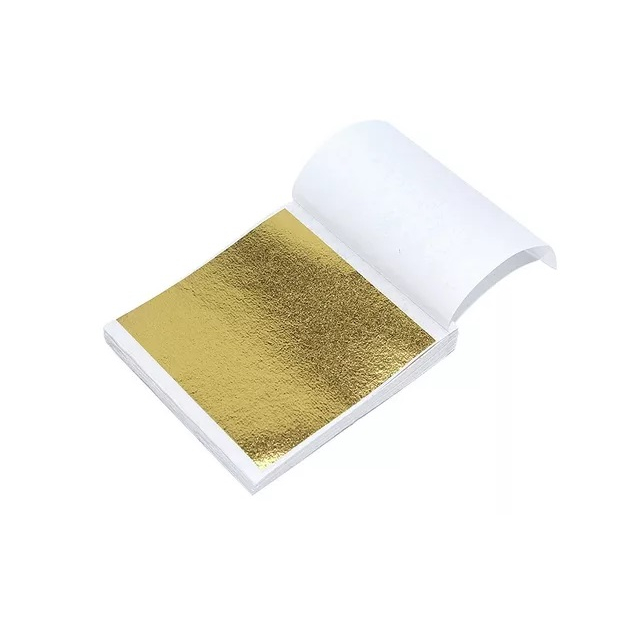 100 Folhas Ouro Para Restauracao Douramento Ou Artesanato