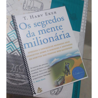 Os segredos da mente milionária impresso e encadernado