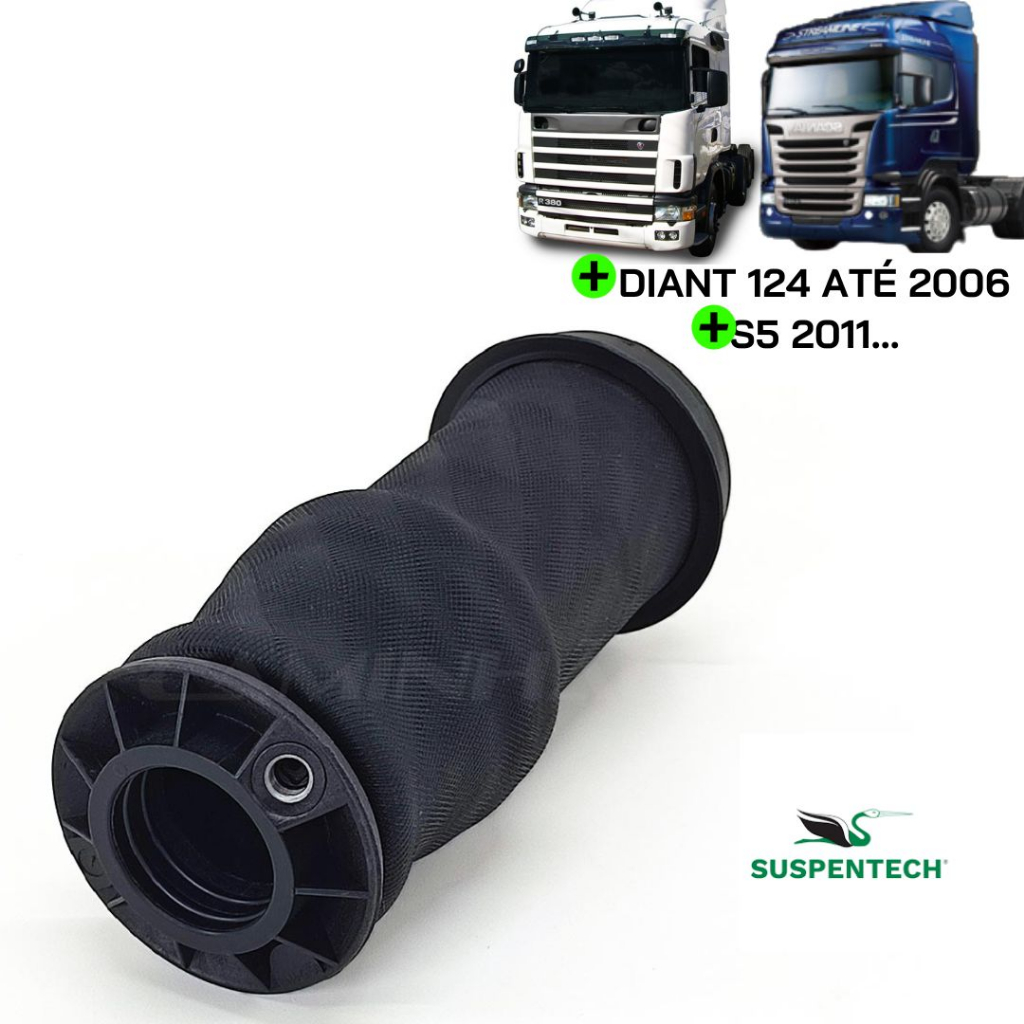 Bolsa Ar Cabine Scania 124 2004… Dianteira / S5 2011. em Oferta na Shopee